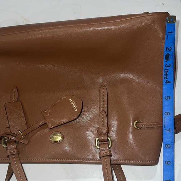 Leather Coach New York bag Brown  one size - Picture 10 of 11